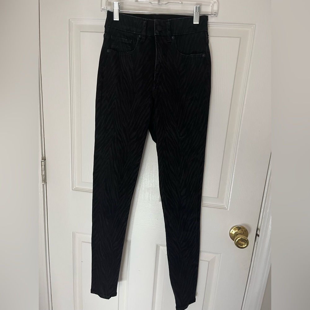 Express Zebra Print Jeans
